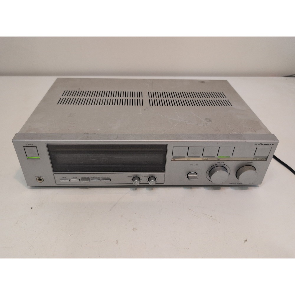 Proformance AM/FM Stereo Receiver 564.92583250 Silver Face Tested SEARS vintage